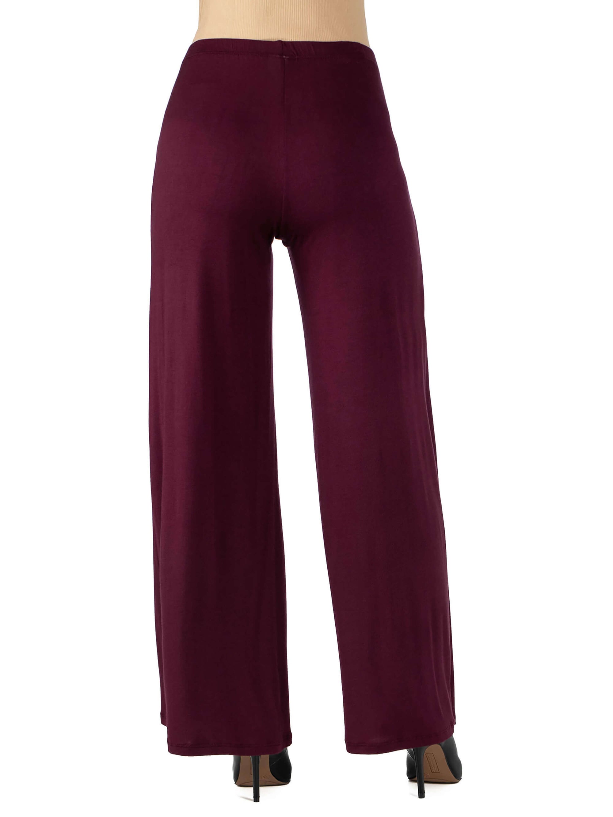 Womens Comfortable Solid Color Maternity Palazzo Pants