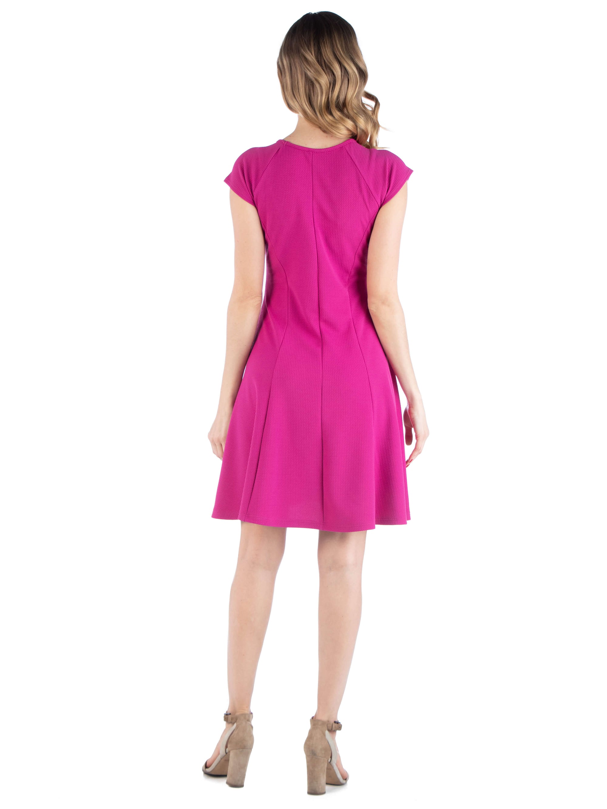 Maternity Dress with Keyhole Neck