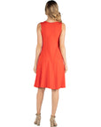 A Line Slim Fit and Flare Maternity Dress