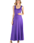 Slim fit A Line Sleeveless Maternity Maxi Dress
