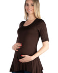 Women's Maternity 3/4-sleeve Tunic