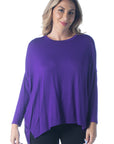 Oversized Long Sleeve Plus Size Dolman Top
