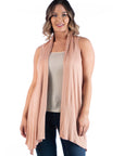Plus Size Asymmetric Open Front Cardigan