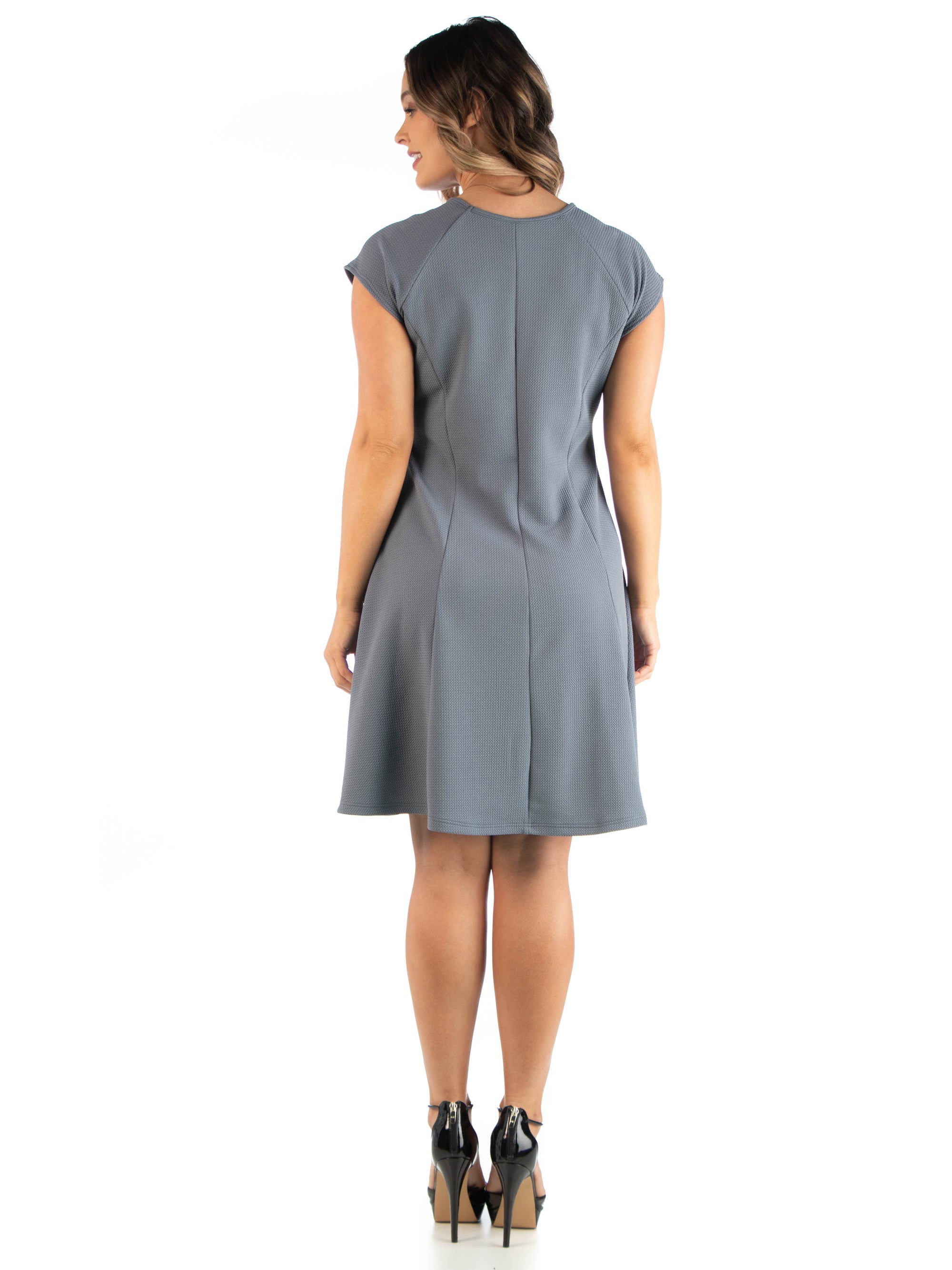 Keyhole Neck Plus Size Dress