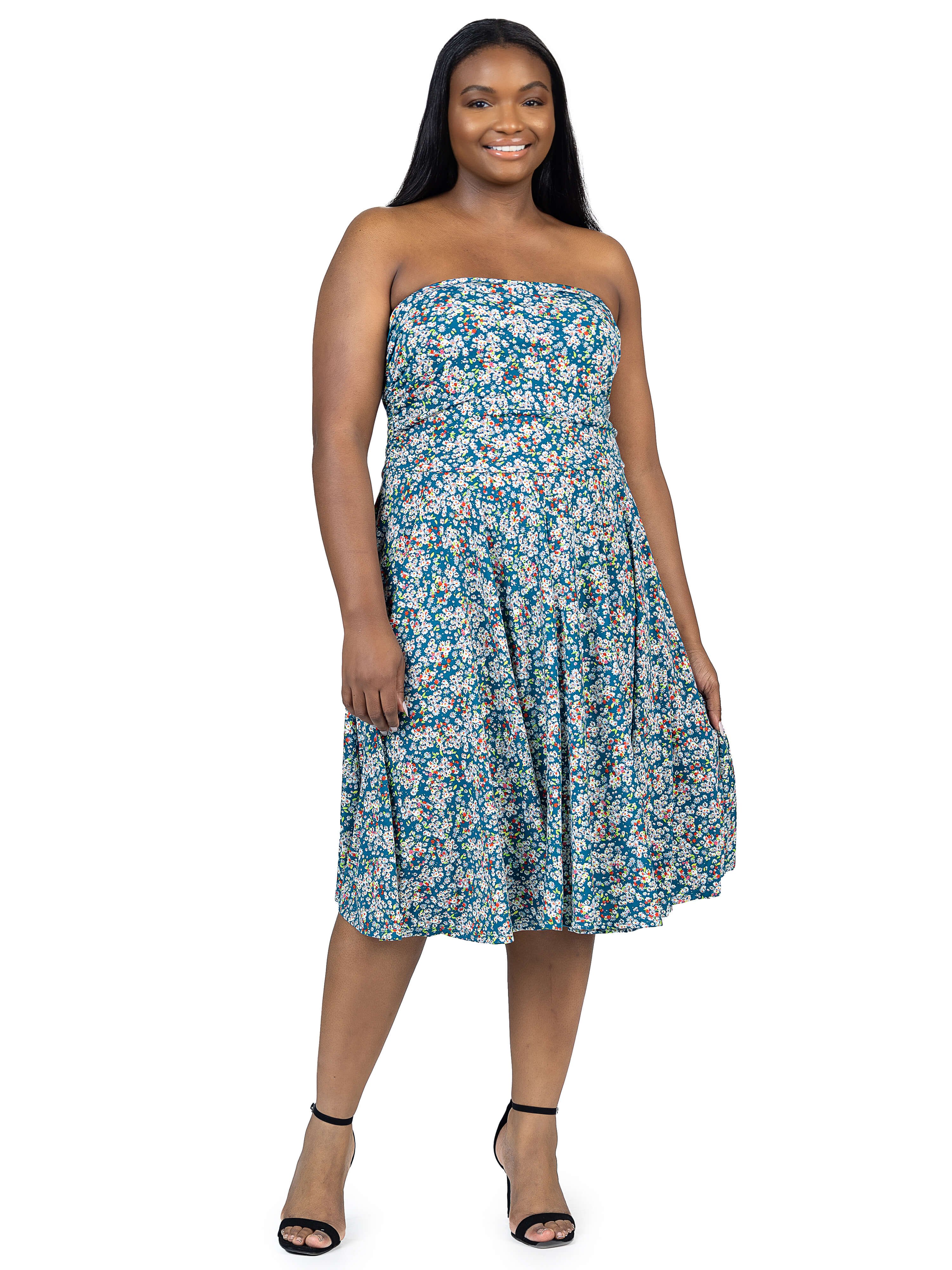 Tube top dress plus size cheap