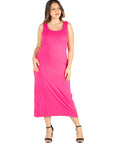 Racerback Plus Size Maxi Dress