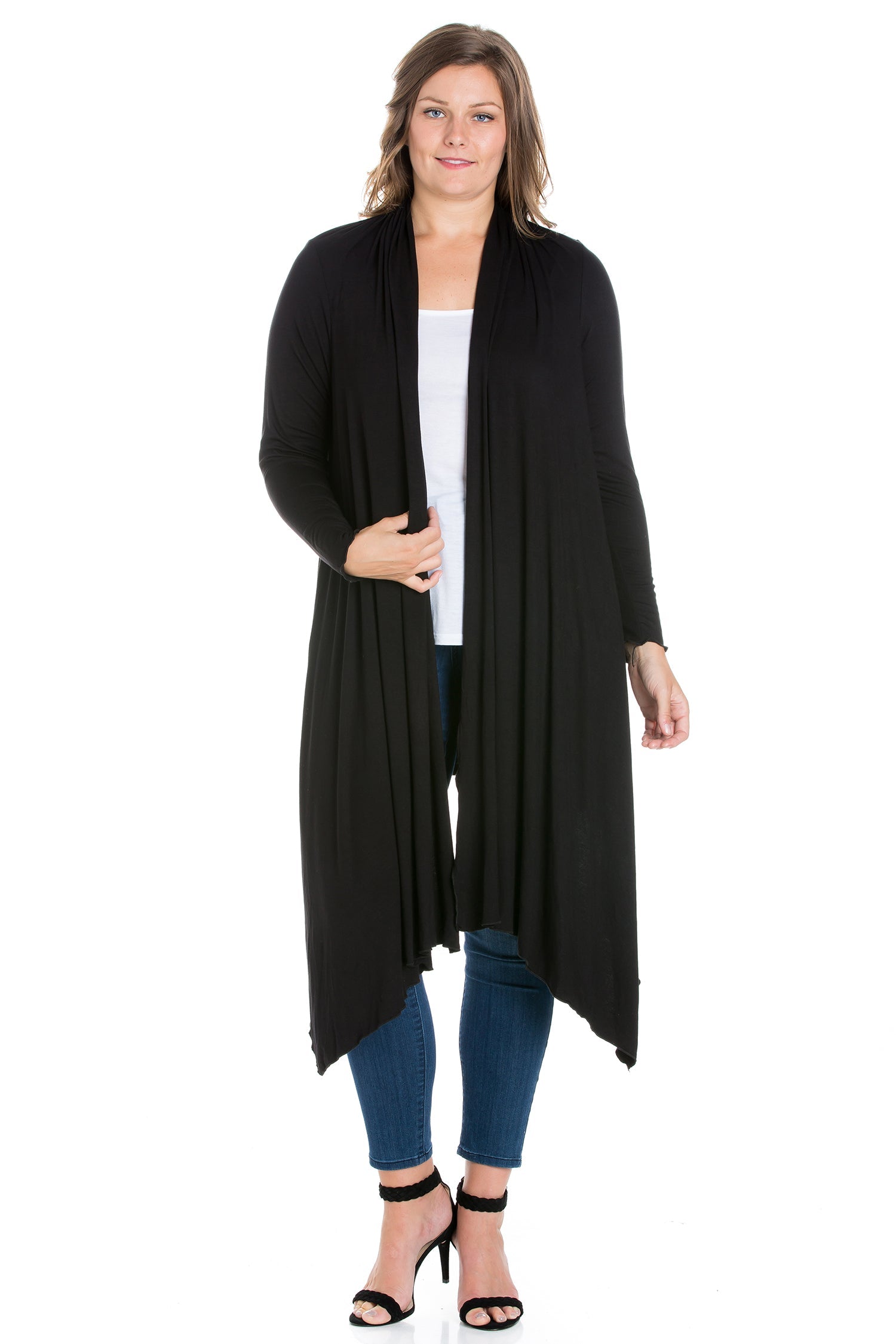 Extra long plus size cardigans on sale
