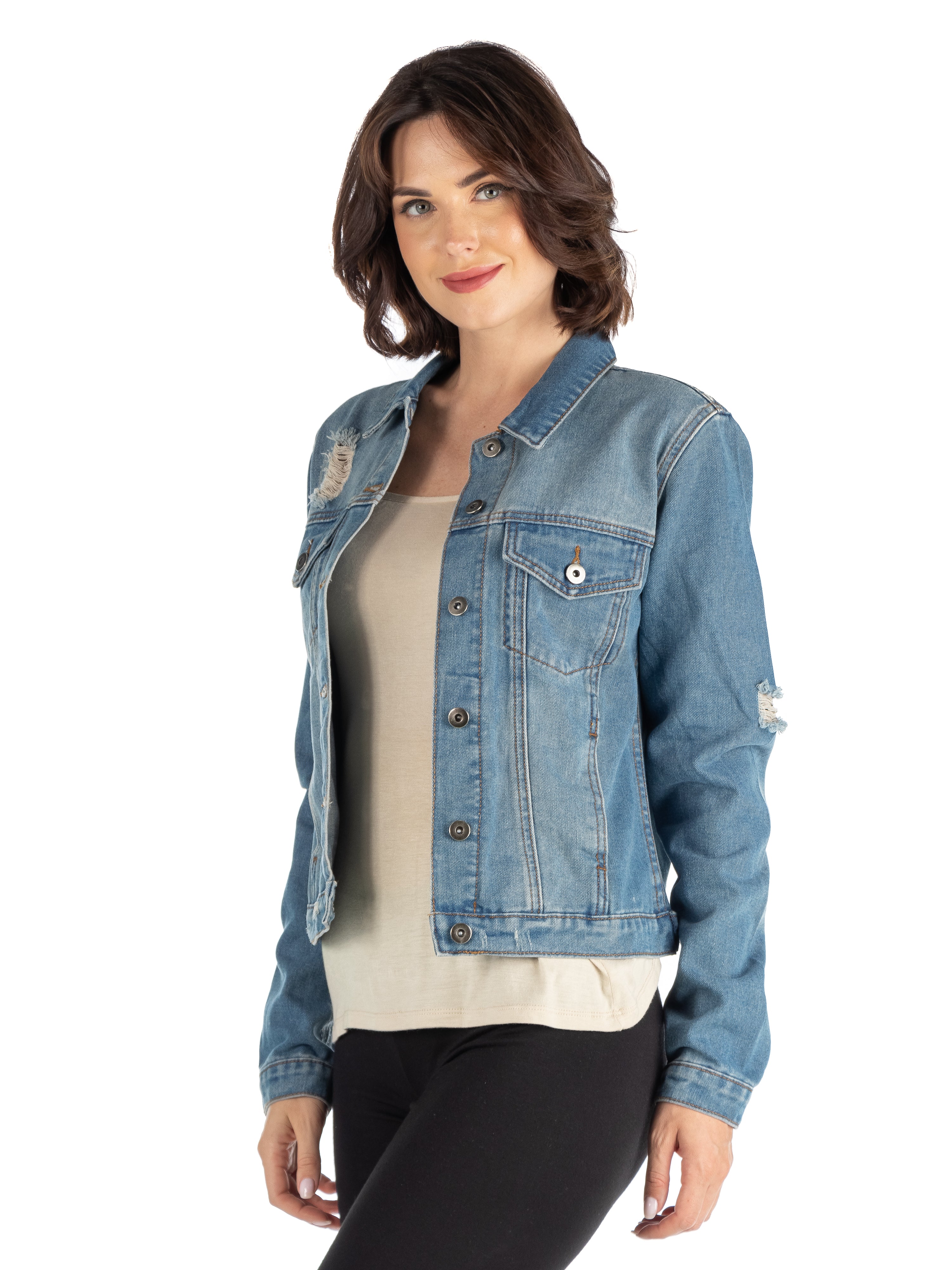 24seven-Comfort-Apparel-Womens-Timeless-Denim-Jacket-R006300 – 24seven ...